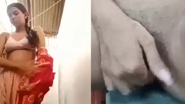 Desi ladhki rani ki chut me ungli karke fingering ki mms
