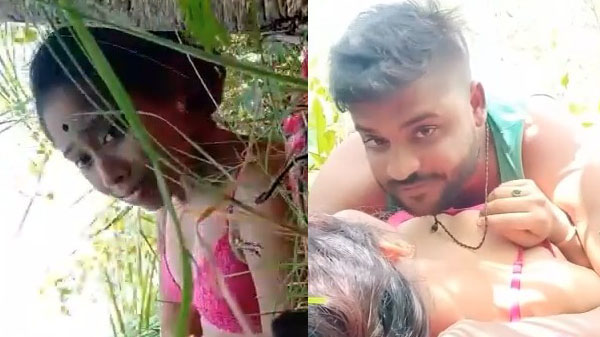 Bangla ladhki outdoor fucking sex with her village lover