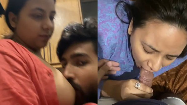 Horny girlfriend ki boobs chuste huye fucking sex mms